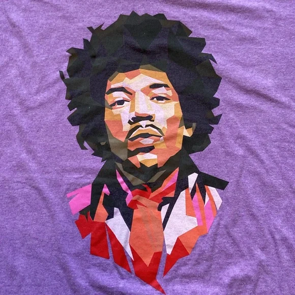 🎸BUY ONE GET ONE FREE Karl Ferris Jimi Hendrix Collection Men’s T Shirt 2XL - Picture 2 of 3